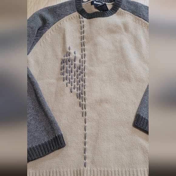 Roots Other - 💜2 for $10💜Bundle and save. One of a kind sweater with hand woven details.